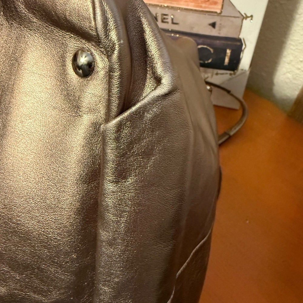 Coach Soho East West  Bronze  Leather Tote Bag - Picture 7 of 14